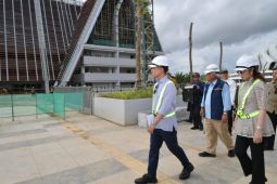 Gibran tinjau Basilika dan Plaza Kerukunan di IKN