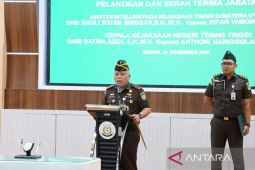 Kajati Sumut lantik Asintel dan Kajari Tebing Tinggi, tekankan pencegahan korupsi