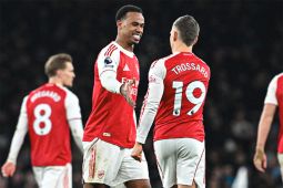 Arsenal menang telak 4-1 atas Aston Villa