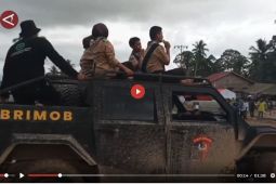 Rantis Brimob Polda Sumut jadi andalan anak bersekolah di Tapsel - VIDEO