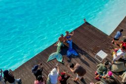 Natra Bintan sukses gelar pertunjukan "Mermaid" pertama di Pulau Bintan