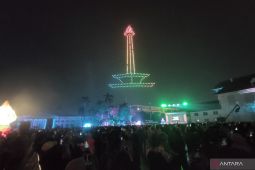 Sebanyak 34.976 pengunjung padati Kota Tua malam tahun baru