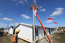 PLN dukung Danantara Sinergikan BUMN Bangun Huntara melalui penyambungan listrik di Aceh Tamiang pascabencana