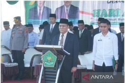 Pj. Sekda Palas pimpin upacara Hari Amal Bakti Kementerian Agama ke - 80