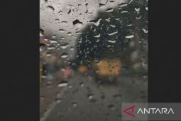 Hujan ringan guyur mayoritas kota besar Indonesia pada Sabtu