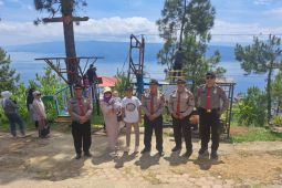 Hari terakhir libur Tahun Baru, Polres Simalungun intensifkan pengamanan wisata Danau Toba