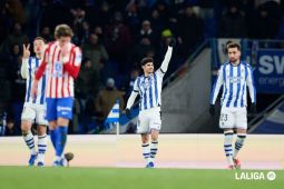 Atletico Madrid bermain imbang 1-1 lawan Real Sociedad