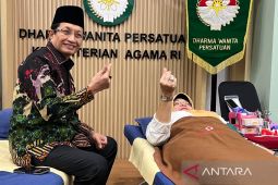 Kemenag gelar donor darah peringati Hari Amal Bakti  ke-80 di Jakarta