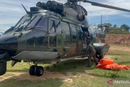 TNI AU kerahkan helikopter antar logistik ke desa Jamu Konyel Aceh