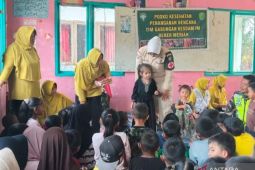 TNI AD gelar layanan trauma healing untuk korban bencana di Aceh