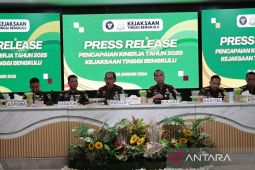 Kejati Bengkulu tetapkan 49 tersangka korupsi selama 2025