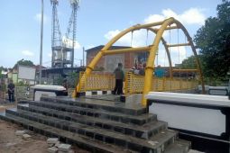 Pembangunan jembatan rusak akibat banjir di Mataram tuntas