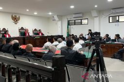 PN Tipikor Bengkulu gelar sidang perdana 12 terdakwa korupsi tambang
