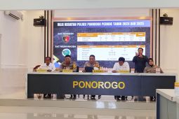 Polisi catat kriminalitas Ponorogo turun pada 2025