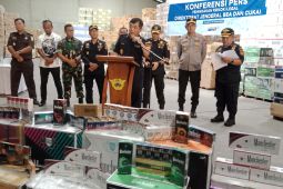 Bea Cukai sita 160 juta batang rokok ilegal senilai ratusan miliar
