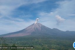 Semeru alami enam kali erupsi pada Rabu pagi