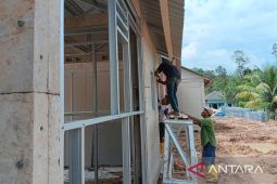 Sebanyak 5 dari total 40 unit Huntara berdiri di Sibalanga Adiankoting Taput