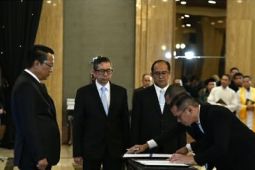 Lantik pimpinan tinggi pratama, Menteri Hukum Supratman Andi Agtas tegaskan integritas