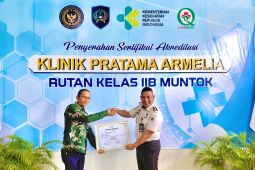Hanya ada satu puskesmas, Klinik Rutan Muntok siap urai antrean -pasien BPJS dan masyarakat umum