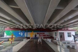 Pemanfaatan kolong flyover menjadi area publik di Bogor