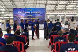 Ratusan WBP kasus narkoba Lapas Semarang di tes urine