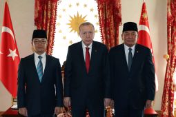 Menlu Sugiono dan Menhan Sjafrie temui Presiden Turki Erdogan