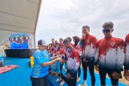 Cimahi memborong dua emas Lomba Dayung Nasional di Sungai BKB