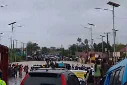 Banjir rendam kawasan "flyover" Pantoloan Palu