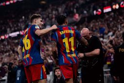Barcelona juarai Piala Super Spanyol setelah tekuk Real Madrid 3-2