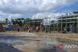 BNPB bangun 44 unit rumah Huntara di Tamiang Hulu