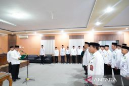 Kemenag Kalsel lantik 19 kepala madrasah laksanakan kurikulum cinta