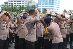1.683 personel gabungan layani unjuk rasa buruh dan ojol di Jakarta Pusat