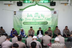 Kapolres Bangka Selatan: Peringatan Isra Mi'raj momentum tingkatkan keimanan dan ketakwaan