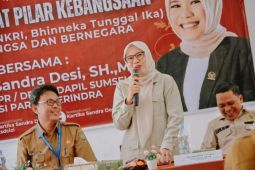 Kartika Sandra Desi kunjungi SMK Negeri 1 Bayung Lencir, sosialisasi Empat Pilar Kebangsaan