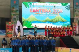 Ratusan siswa adu kekompakan ikuti LKBB Lentera 2026 Surabaya
