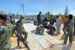 Progres pesat pembangunan jembatan, akses warga Aceh segera pulih