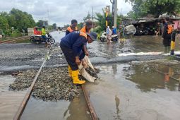 Dua KA di Daop 9 terdampak banjir kembali beroperasi normal