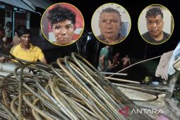 Polisi ringkus tiga pelaku pencurian besi ulir di Kapuas