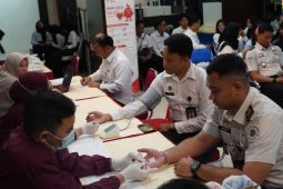 Imigrasi Pangkalpinang donor darah Hari Bhakti Imigrasi Ke-76