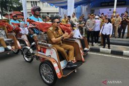 Pemkot Malang: Pengisian daya becak listrik beroperasi sebelum Lebaran