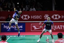 Ganda Putra Indonesia pastikan satu tiket di semifinal Indonesia Masters 2026
