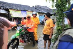 Sirine peringatan Sungai Cisadane Tangerang: Siaga Satu banjir
