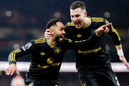 Gol Matheus Cunha antar Manchester United menang 3-2 dari Arsenal