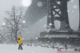 Jumlah korban tewas akibat badai salju yang terus terjang AS bertambah jadi 51 orang