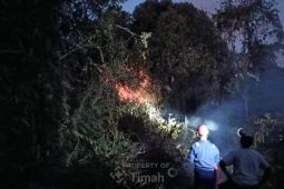 PT Timah bergerak cepat bantu warga Sawang padamkan kebakaran lahan