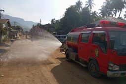 TNI kerahkan mobil pemadam pulihkan lingkungan di Tapanuli Tengah