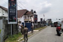 Satpol PP Bantul temukan papan reklame tak berizin di tujuh titik