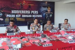Polda Babel ungkap 78 kasus narkoba selama Januari 2026