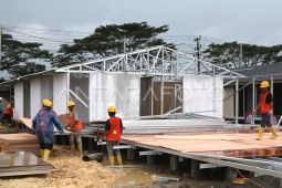 Pemerintah rampungkan pembangunan 4.263 unit huntara