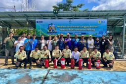 PLN UP3 Belitung-BPBD tingkatkan pemahaman bahaya api dan penggunaan APAR